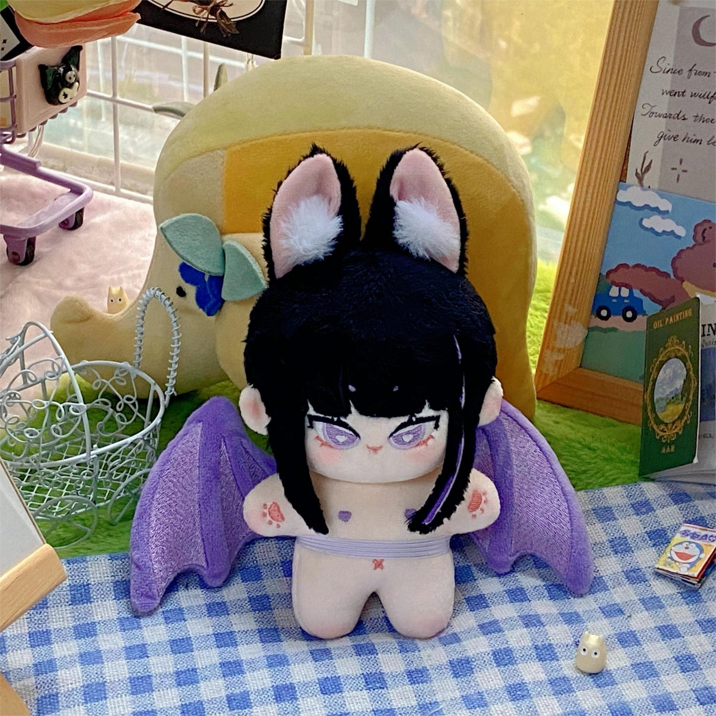 カートゥーン風オーダーメイドぬいぐるみ人形-あなたの好きなキャラクターが選べる 10cm(海星体) - EvaCustomPlush