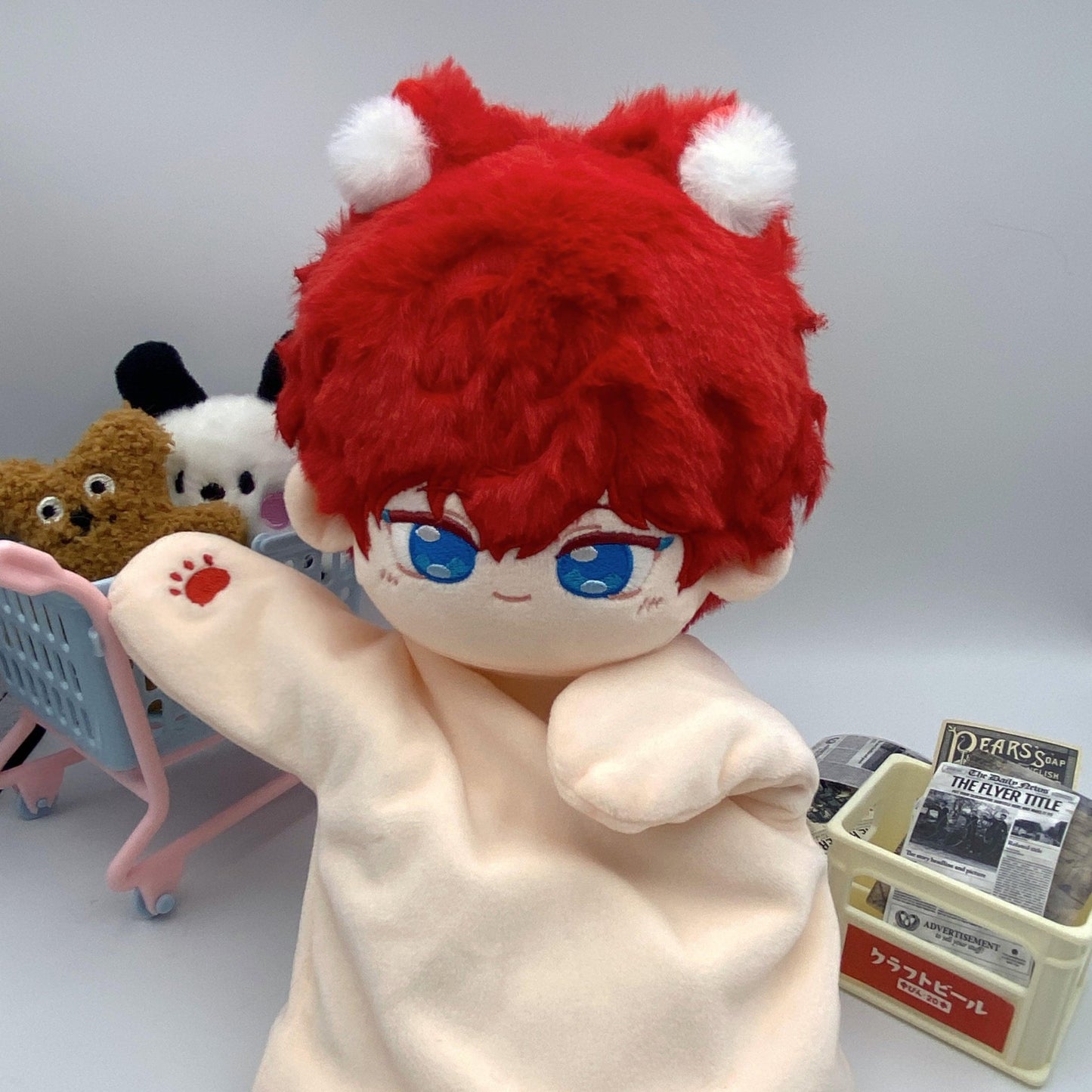 Amagi Hiiro(あまぎ ひいろ)手人形です型 hand puppeteer 20cm Plush Dolls - EvaCustomPlush