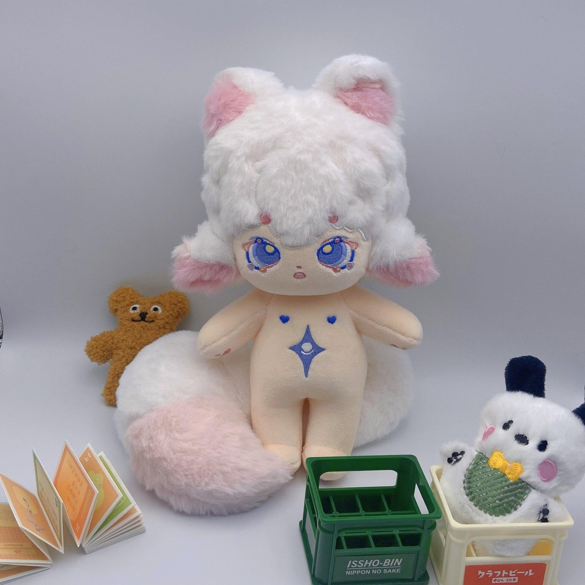 Honma Meiko Plush Doll 8in Normal Type ほんま めいこ - EvaCustomPlush